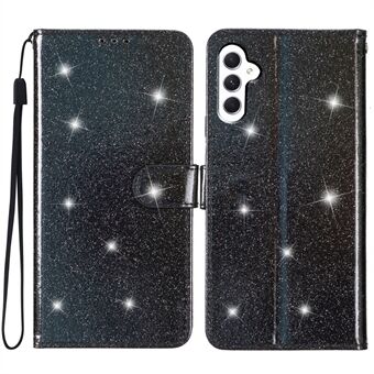 For Samsung Galaxy A54 5G Wallet Stand Glittery PU Leather Case Shockproof Phone Cover