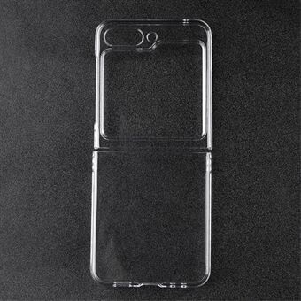 For Samsung Galaxy Z Flip5 5G Transparent Back Shell Phone Case Drop Resistant Hard PC Phone Cover