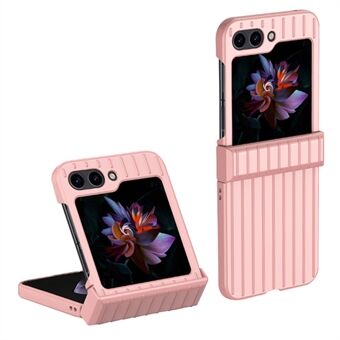 For Samsung Galaxy Z Flip5 5G Shockproof Case Striped Design Phone Case Anti-Fall Hard PC Cover