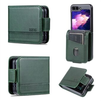 AZNS For Samsung Galaxy Z Flip5 5G Leather Phone Case Card Holder Phone Cover