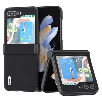 ABEEL Shockproof Case for Samsung Galaxy Z Flip5 5G Anti-Drop Slim Textured PU+PC Phone Cover