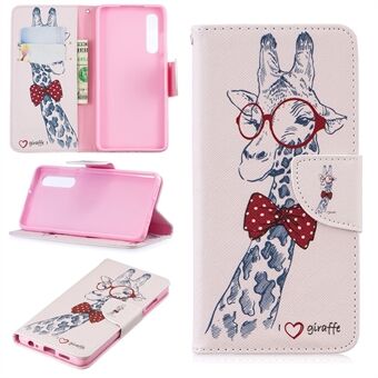 Pattern Printing PU Leather Flip Case for Huawei P30