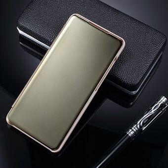 Plated Mirror Surface View Window Leather Case for Huawei P30