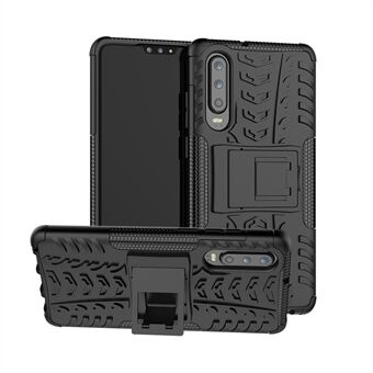 Anti-slip PC + TPU Hybrid Case with Kickstand for Huawei P30