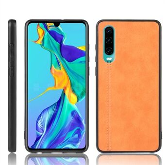 For Huawei P30 PU Leather Coated PC + TPU Combo Cell Phone Cover