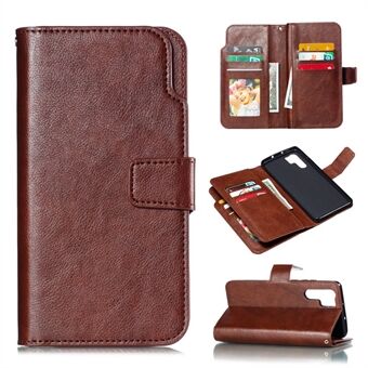 [9 Card Slots] Crazy Horse Leather Wallet Case for Huawei P30 Pro