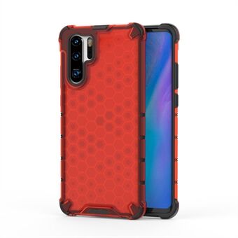 Shock-proof Honeycomb Pattern TPU + PC Hybrid Phone Cover for Huawei P30 Pro