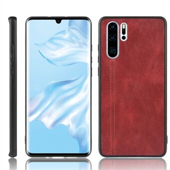 Leather + PC + TPU Hybrid Cover Case for Huawei P30 Pro