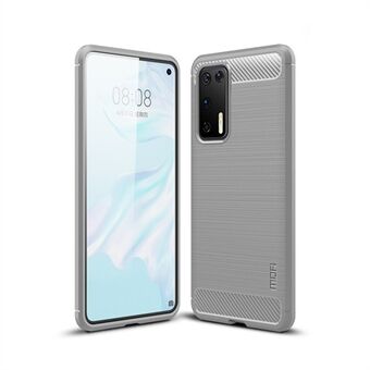 MOFI Carbon Fiber Brushed TPU Cell Phone Cover for Huawei P40