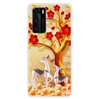 Pattern Printing TPU Back Case for Huawei P40