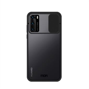 MOFI XINDUN Series Shockproof PC+TPU Phone Case with Lens Protective Slide Shield for Huawei P40