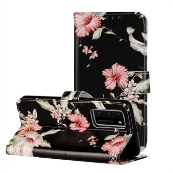 Pattern Printing Leather Wallet Phone Casing for Huawei P40