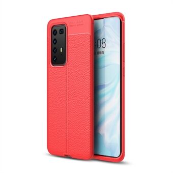 For Huawei P40 Pro Litchi Texture Flexible TPU Cell Phone Cover