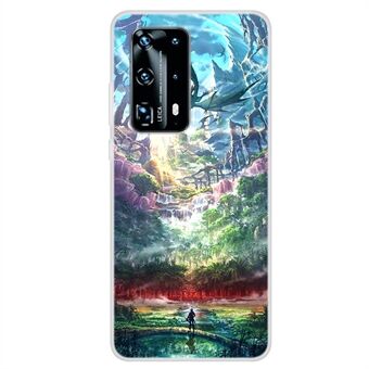 Pattern Printing TPU Back Case for Huawei P40 Pro