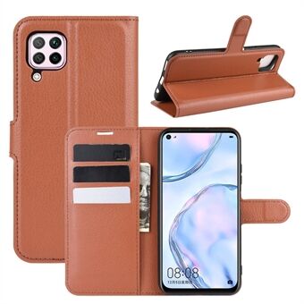 Litchi Surface Leather Wallet Case for Huawei nova 6 SE/nova 7i/P40 Lite