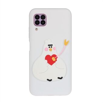 Animal Doll Coated TPU Phone Cover Case for Huawei P40 Lite 4G/Nova 6 SE/Nova 7i