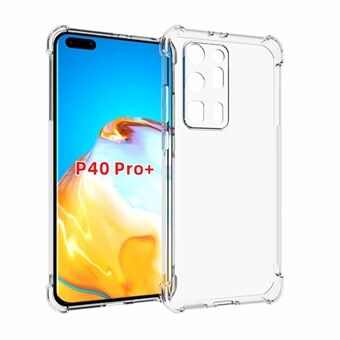 For Huawei P40 Pro+ Transparent Shockproof Anti-slip TPU Phone Case