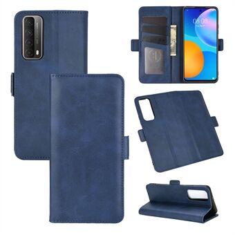 Double Magnetic Clasp Flip Leather Mobile Shell for Huawei P smart 2021 / Y7a