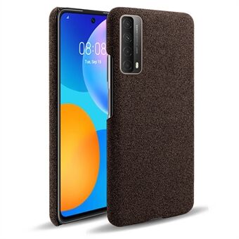 Cloth Texture Plastic Back Case for Huawei P smart 2021