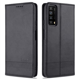 AZNS Stand Wallet Auto-absorbed Magnetic Leather Case for Huawei P smart 2021/Y7a