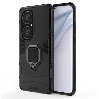 Cool Guard PC + TPU Combo Well-Protected Kickstand Hybrid Phone Cover Case for Huawei P50 Pro