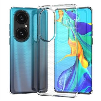 For Huawei P50 Pro 4G Ultra Slim Anti-Drop Phone Case Transparent TPU Cell Phone Cover