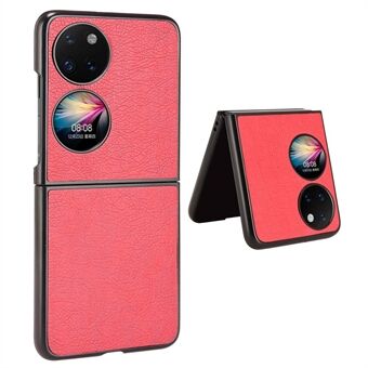 For Huawei P50 Pocket / Pocket S Retro Texture Scratch-resistant Phone Case Shockproof PU Leather Coated PC Protective Cover