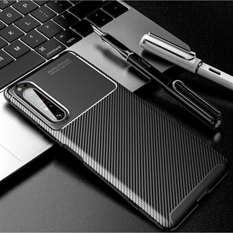 Drop Resistant Carbon Fiber TPU Mobile Phone Back Cover for Sony Xperia 1 II