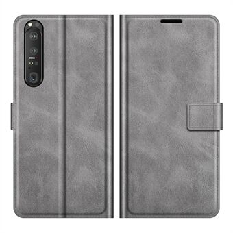 Magnetic Clasp Shockproof Phone Case Wallet Stand Flip Leather Cover for Sony Xperia 1 III 5G