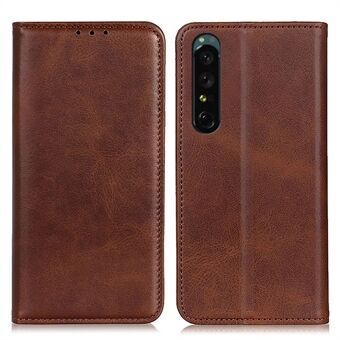 Split Leather Phone Cover for Sony Xperia 1 V Wallet Stand Full Protection Phone Case