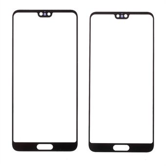 Front Screen Glass Lens Replacement for Huawei P20 - Black