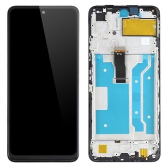 Grade C LCD Screen and Digitizer Assembly + Frame Replacement Part (without Logo) for Huawei P smart 2021 / Y7a - Black