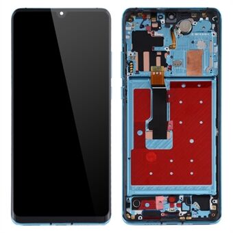 OEM Grade S OLED Screen and Digitizer Assembly + Frame Replacement Part (without Logo) for Huawei P30 Pro