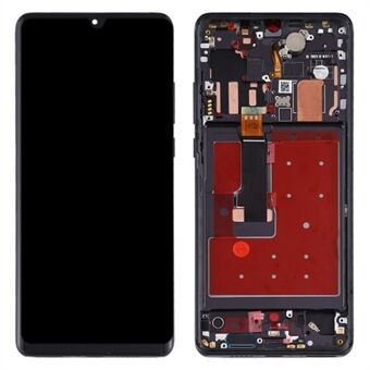 For Huawei P30 Pro Grade C OLED Screen and Digitizer Assembly + Frame Replacement Part (without Logo) - Black