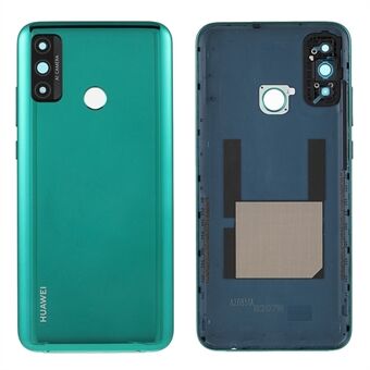 OEM Battery Back Cover Rear Door Housing Replacement with Camera Lens Ring Cover for Huawei P smart 2020 - Green