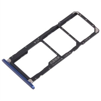 For Huawei Honor 8X Max Dual SIM Card + TF Card Tray Holder Replacement (without Logo) - Blue