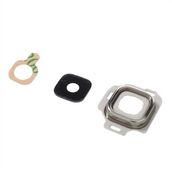 OEM Rear Camera Lens Ring Part for Samsung Galaxy J3 (2016) - Silver Color