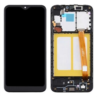 Grade C LCD Screen and Digitizer Assembly + Frame Replacement Part (without Logo) for Samsung Galaxy A20e SM-A202 - Black