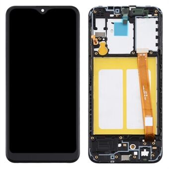 LCD Screen and Digitizer Assembly + Frame (Without Logo) for Samsung Galaxy A10e A102 A102U - Black