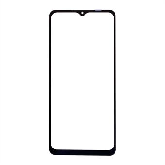 Screen Glass Lens + OCA Adhesive Replacement for Samsung Galaxy A02s (164.2x75.9x9.1mm) A025/A03s (164.2 x 75.9 x 9.1mm) - Black