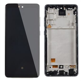 For Samsung Galaxy A72 4G A725 Grade C OLED Screen and Digitizer Assembly + Frame (without Logo) - Black