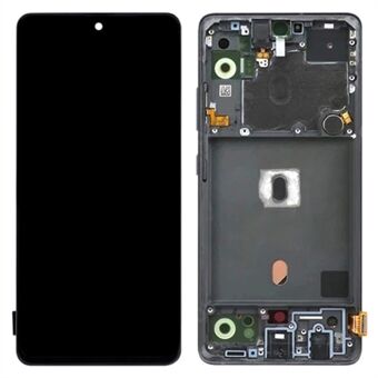 For Samsung Galaxy A51 5G SM-A516 OEM Grade S AMOLED Screen and Digitizer Assembly + Frame Part (without Logo) - Black