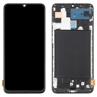 For Samsung Galaxy A70 A705 Grade C 6.7" OLED Screen and Digitizer Assembly + Frame (without Logo) - Black