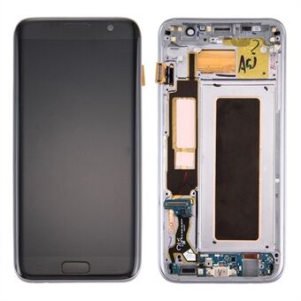 OEM Screen and Digitizer Assembly + Frame + Small Parts for Samsung Galaxy S7 edge G935