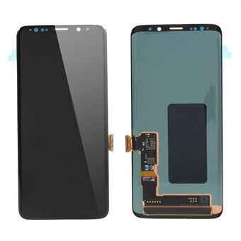 LCD Screen and Digitizer Assembly Spare Part for Samsung Galaxy S9+ G965 (Non-OEM Screen Glass Lens, OEM Other Parts) - Black