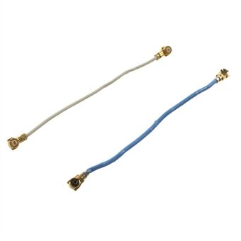 A Pair White & Blue Antennas Spare Parts for Samsung Galaxy S5 G900 (OEM)