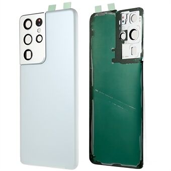 For Samsung Galaxy S21 Ultra 5G G998 Battery Housing with Adhesive Sticker + Camera Lens Cover