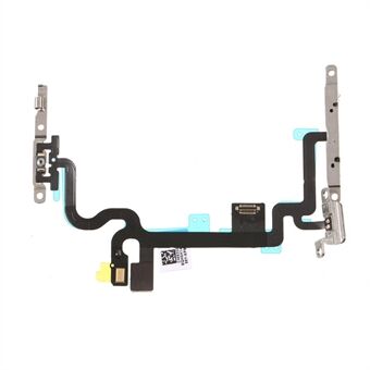 Power ON/OFF and Volume Button Flex Cable Repair Part with Metal Plate for iPhone 7 4.7 inch