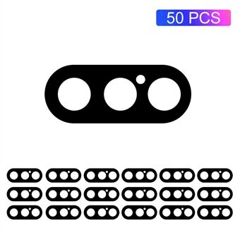 50Pcs/Lot for iPhone X Rear Camera Glass Lens Cover Replacement