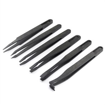 JF-S6 Professional 6-in-1 Anti-static Tweezers Set Repair Tools